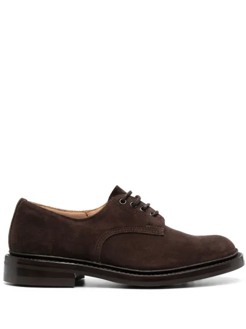 Tricker's low-top lace-up derby shoes Brown 727862