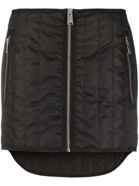 Heron Preston Ex-Ray quilted mini skirt Black HWCC034F22FAB0011000
