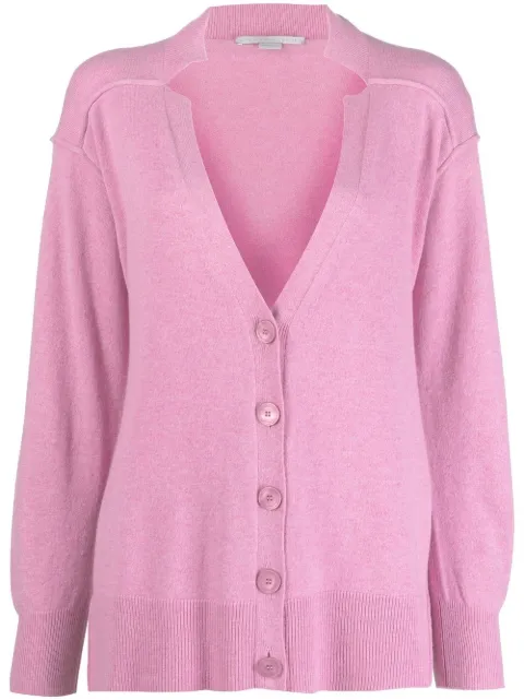 Stella McCartney -detail oversized cardigan Pink 6K01163S2336