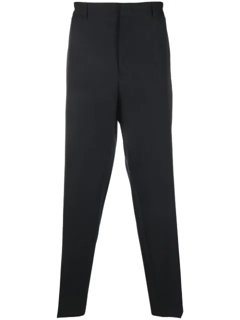 Jil Sander virgin-wool tapered trousers Blue J21KA0011J40003