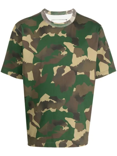 Heron Preston camouflage organic-cotton T-shirt Green HMAA032F22JER0125900