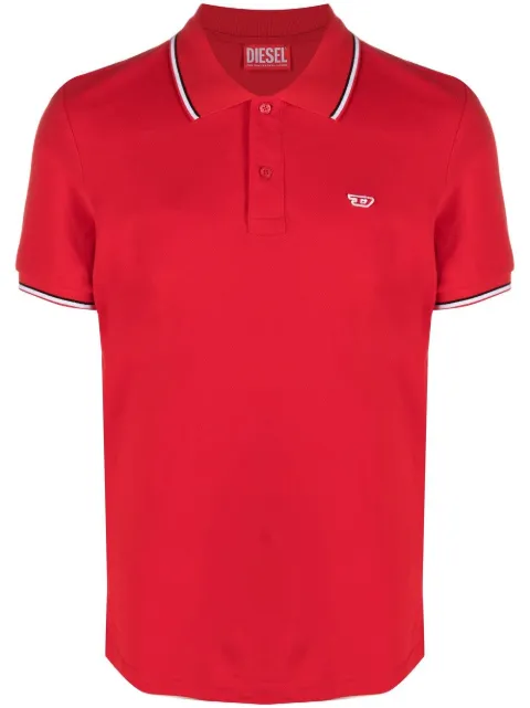 Diesel T-Smith-D cotton polo shirt Red A038380JMAD