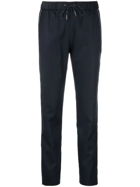 Fabiana Filippi drawstring straight-leg trousers Blue PADP02F3610000X804