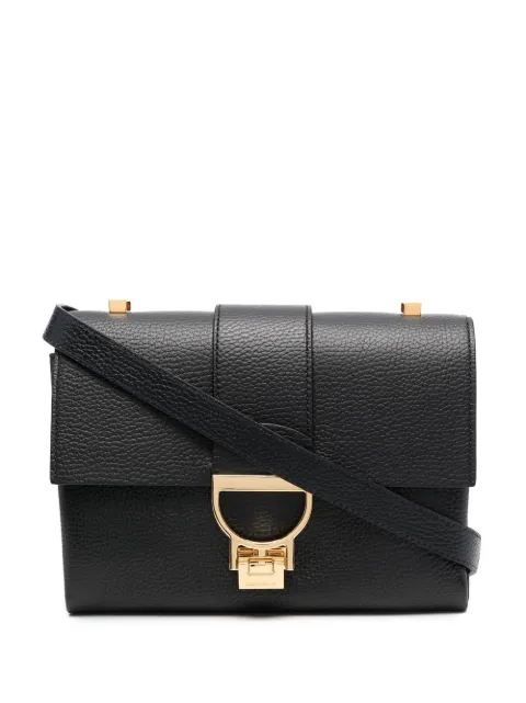 Coccinelle Arlettis pebbled-leather satchel Black E1MD5120701