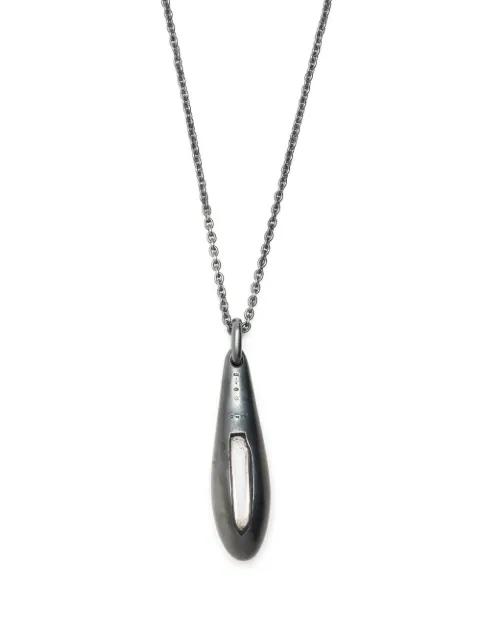 Parts of Four Chrysalis quartz pendant necklace Silver C79KALEM