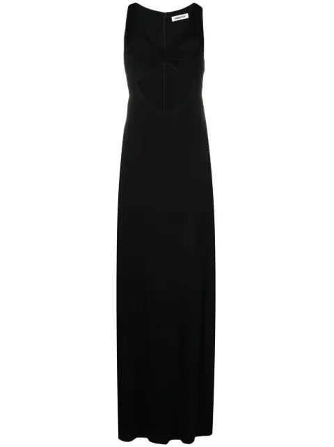 AMBUSH cut-out maxi dress Black BWDB030F22JER0011000