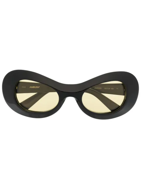 Ambush Eyewear Jordee round-frame sunglasses Black BERI007F22PLA0011018