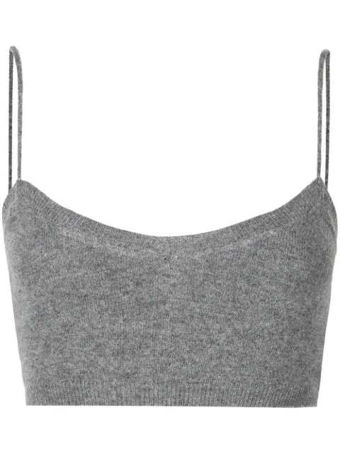 Cashmere In Love Evie cropped top Black EVIE