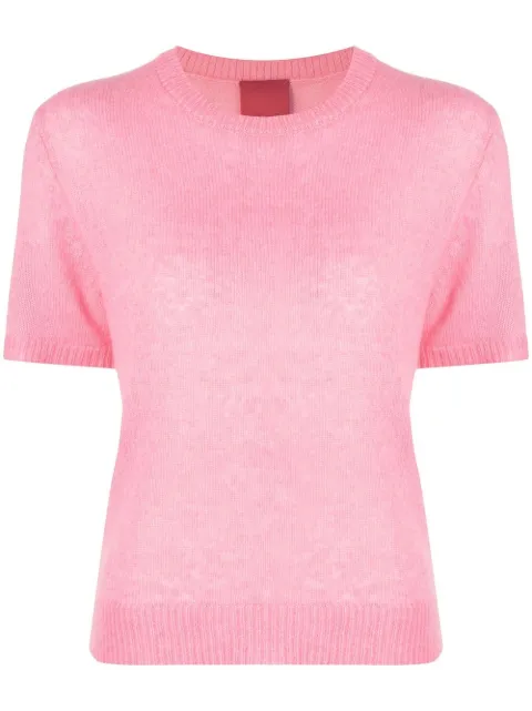 Cashmere In Love Sidley fine-knit top Pink SIDLEYTSHIRT