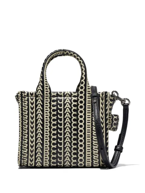 Marc Jacobs The Monogram Leather Crossbody Tote bag Black H052L03FA22005