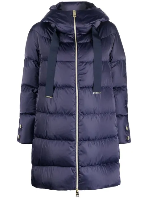 Herno Raso hooded padded coat Blue PI1304D121709202