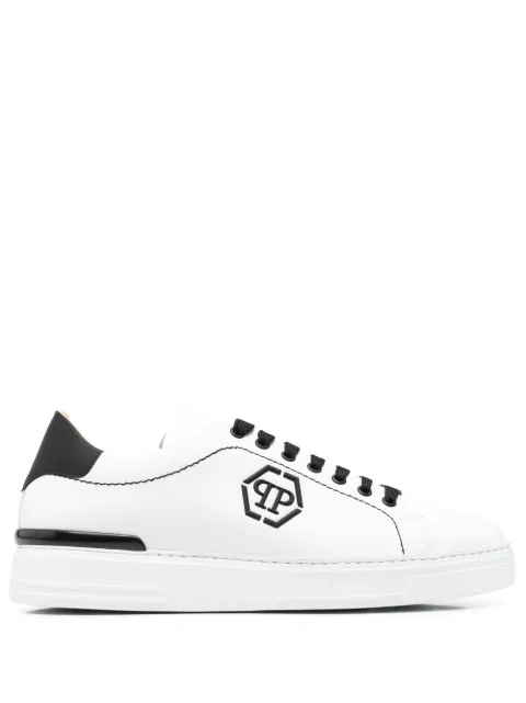 Philipp Plein low-top leather sneakers Black FABSUSC0258PLE010N