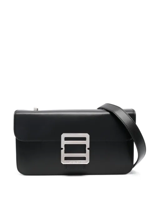 AMBUSH logo-plaque shoulder bag Black BWNN002F22LEA0011072