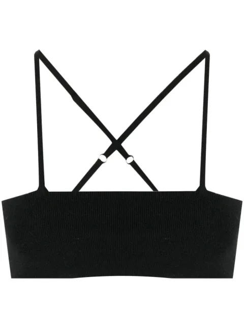Cashmere In Love Babett cashmere bralette Black BABETT