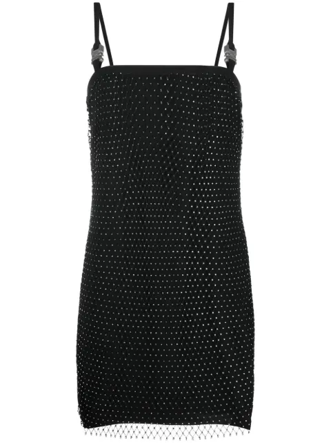 1017 ALYX 9SM crystal-embellished slip dress Black AAWDR0125FA01