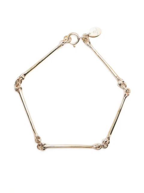 Takahiromiyashita The Soloist bar-link chain bracelet Silver SA0048