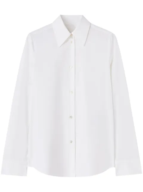 Jil Sander long-sleeve cotton shirt White J04DL0003J45001
