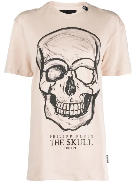 Philipp Plein skull-print T-shirt Neutrals UABCWTK2239PJY002N