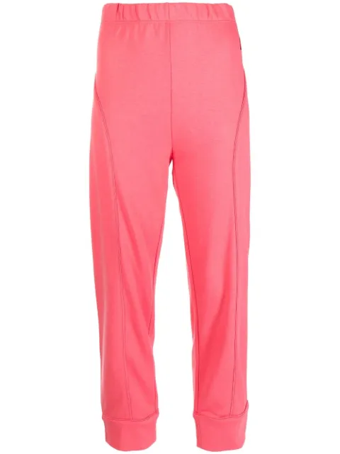 Stella McCartney elasticated-waist zip-up track pants Pink 6J00443SPW75