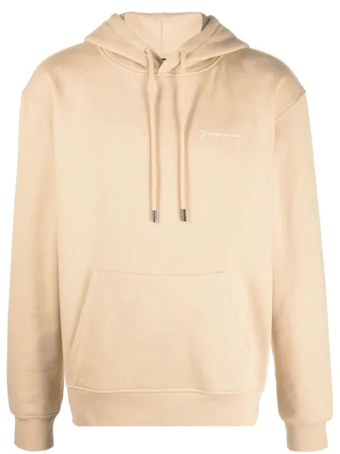 Jacquemus Le Sweatshirt Brodé hoodie Neutrals 226JS3102120
