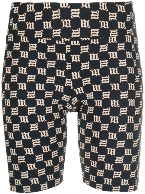 MISBHV logo-print cycling shorts Black 3021W135