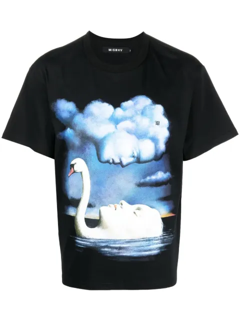 MISBHV graphic print crew-neck T-shirt Black 3120EX005