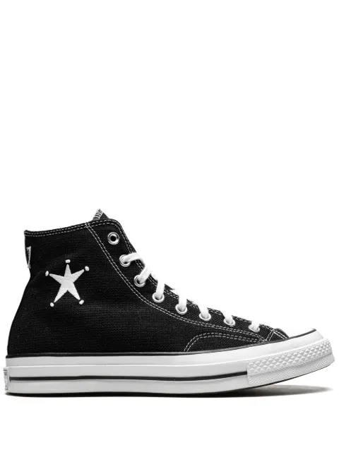 Converse x Stüssy Chuck 70 Hi "Black/White" sneakers Black A01765C