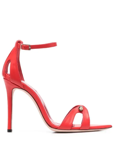 HARDOT bar-detail sandals Red HBLOOD10R