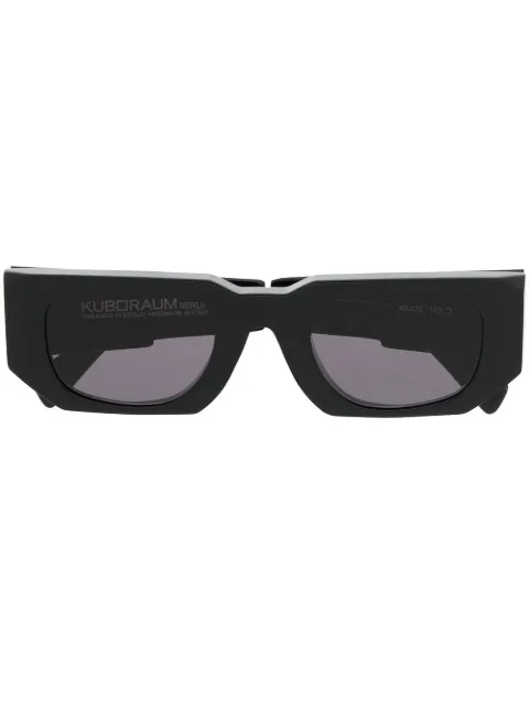 Kuboraum U8 rectangle-frame sunglasses Black U8