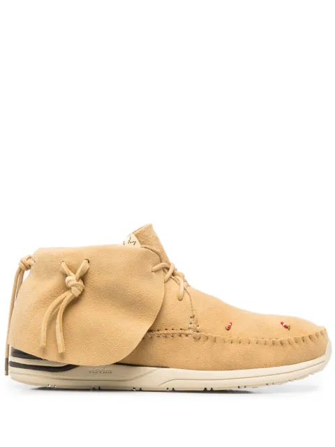 visvim knot-detail lace-up desert boots Neutrals 0122102002003