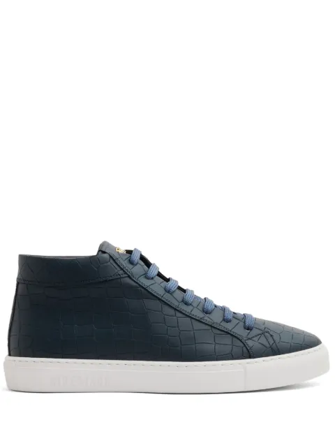Hide&Jack Essence high-top leather sneakers Blue IBKH