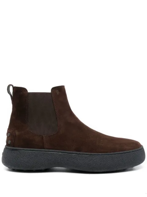 Tod's flatform ankle boots Brown XXM09J00P20RE0