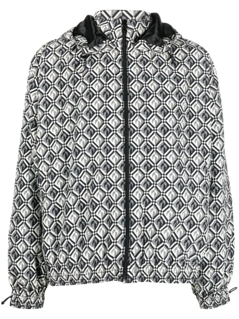 Marine Serre Moon Diamant Rave jacket Black J088FW22XWOTPA02100BLACK
