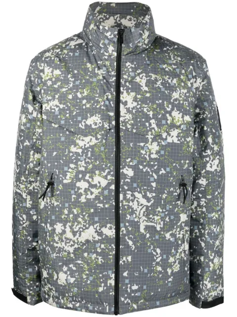 A-COLD-WALL* logo-print zipped jacket Grey ACWMO112