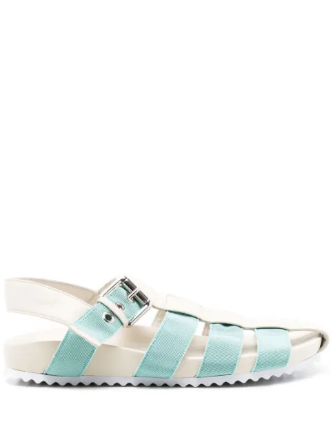 Sarah Chofakian Simpson side-buckle detail sandals Blue SIMPSONBORRRAST
