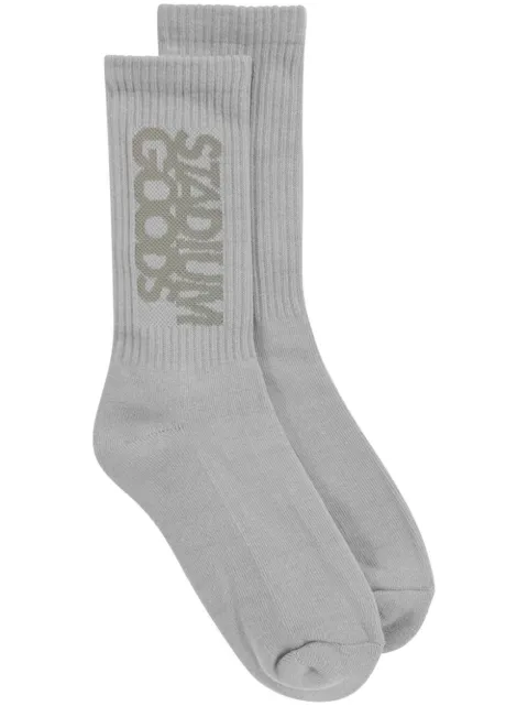STADIUM GOODS® ribbed logo-detail socks Green SGS0444