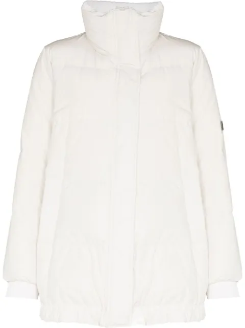 Brunello Cucinelli rhinestone-embellished padded jacket Neutrals MB5742845C1709