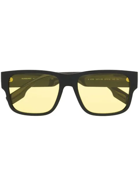 Burberry Eyewear Knight square-frame sunglasses Black BE4358300185