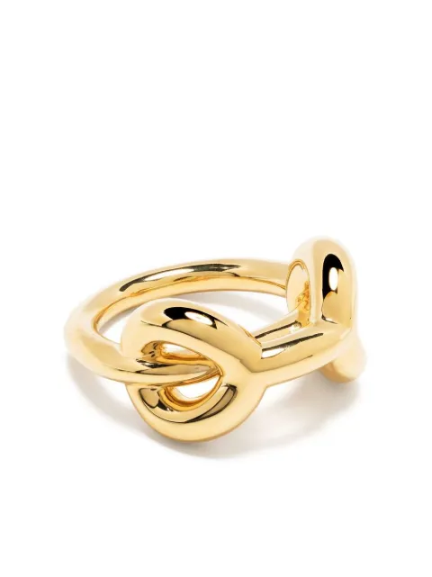 Charlotte Chesnais Binary chain ring Gold 22BA044VER