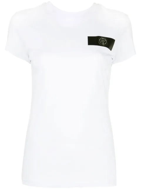 Plein Sport logo-print T-shirt White AABCWTK2700SJY001N