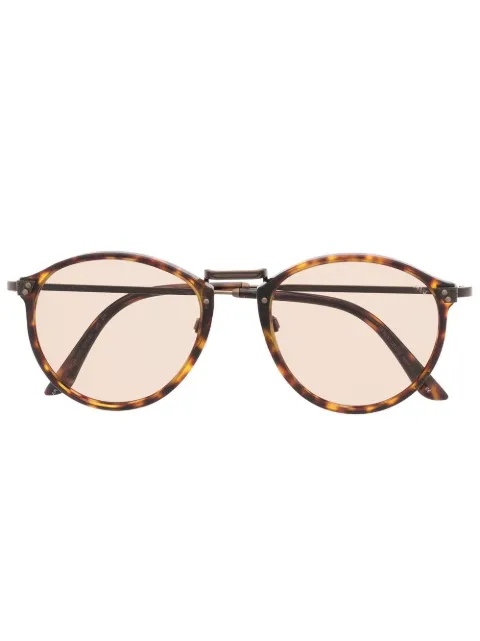 Giorgio Armani tortoiseshell round-frame sunglasses Brown AR318SM502653