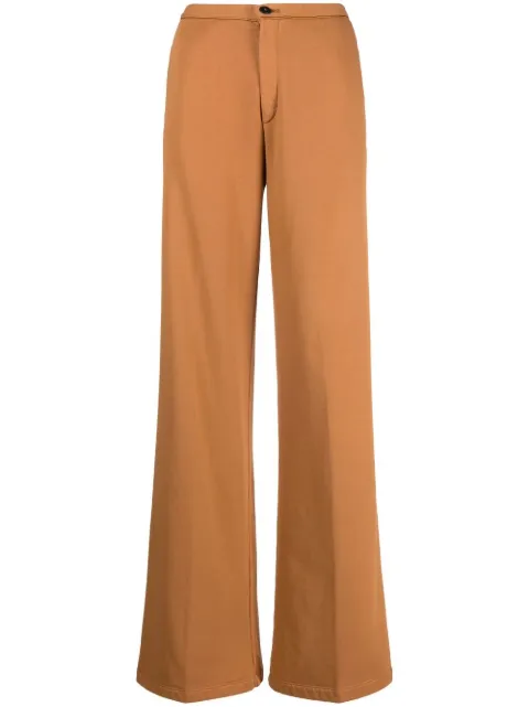 Forte Forte high-rise wide-leg trousers Brown 9422MYPANTS