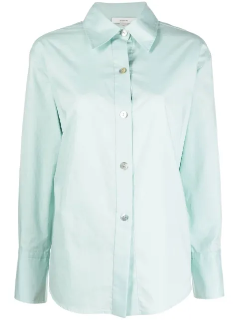 Vince button-down fitted shirt Blue V859112685