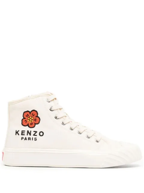 Kenzo embroidered-logo hi-top sneakers White FC62SN020F73