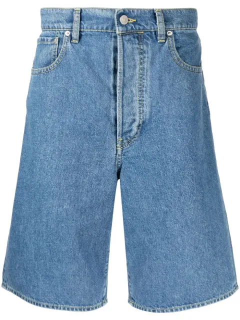 Kenzo straight-leg denim shorts Blue FC65DS3359IB