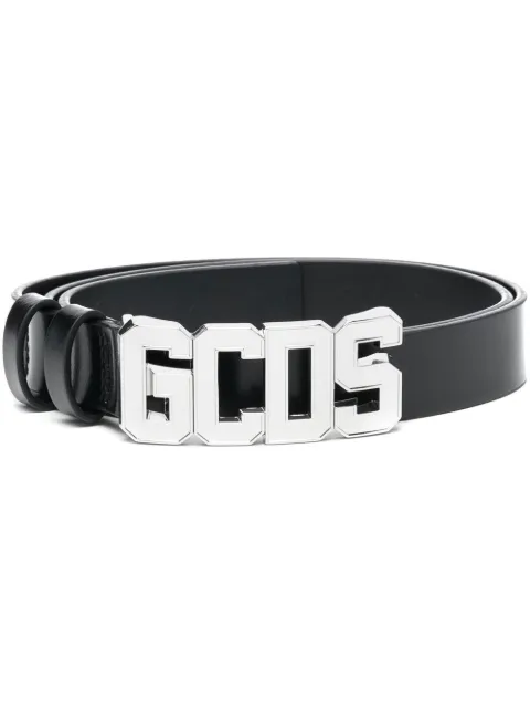 GCDS logo-plaque belt Black A1OU5702AA7