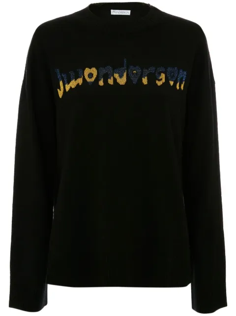 JW Anderson x Run Hany logo-embellished jumper Black KW0790YN0200999