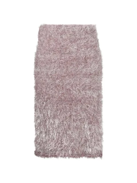 JW Anderson textured midi pencil skirt Pink KW0787YN0226335
