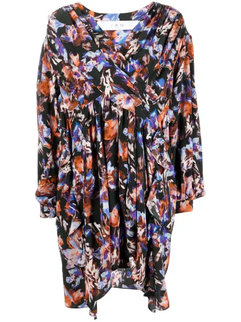 IRO floral print dress Black MOAVIWP33