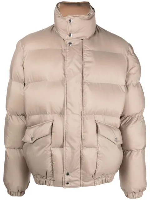 Alexander McQueen Graffiti-print puffer jacket Neutrals 659318QTR30